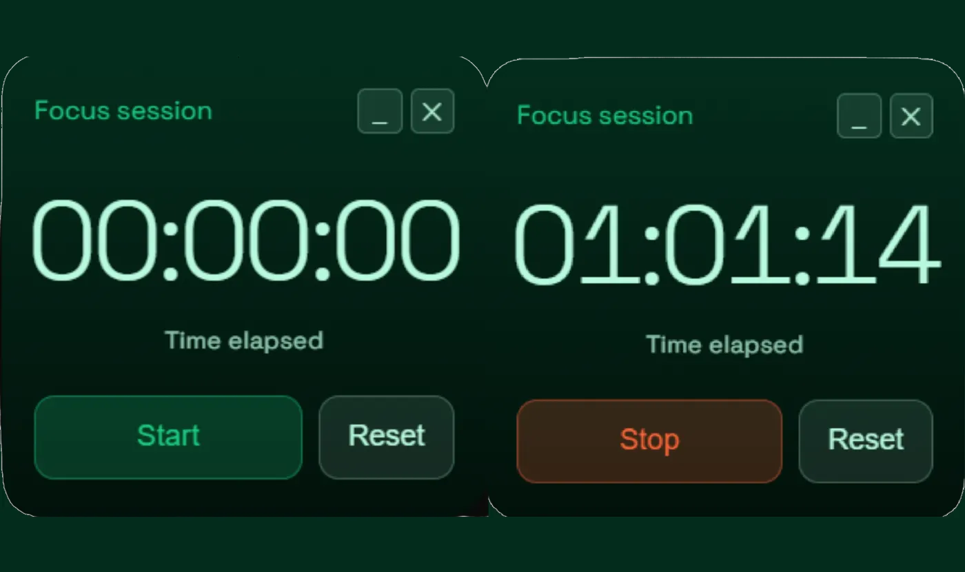 Focus Session Timer