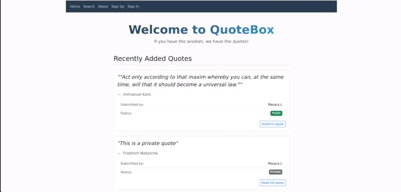 quote